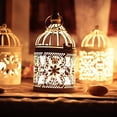 thumbnail image 4 of Dserhfy Hanging Hollow Candle Holder Stand Antique Moroccan Style Lantern Wedding Decor, 4 of 7