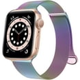 thumbnail image 1 of Magnetic milanese Strap for Apple Watch Bands 45mm 49mm 44mm 42mm 38mm 40mm 41mm Women and Men, Stainless Steel Wrostbands Mesh Loop Clasp Replacement for iWatch Series SE Ultra 8 7 6 5 4 3 2 1 Band, 1 of 9