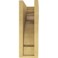 thumbnail image 4 of 5"W x 10"D x 15"H Classic Mayflower Rough Cedar Woodgrain TimberThane Corbel, Primed Tan, 4 of 6