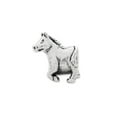 thumbnail image 2 of Fancy Bead White Sterling Silver Themed 12.73 mm 9.09 Reflections Horse Bead, 2 of 3