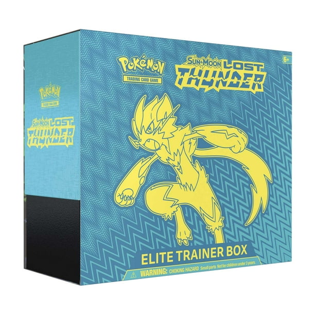 Pokemon TCG: Sun and Moon Lost Thunder Elite Trainer Box - Walmart.com ...