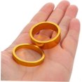 thumbnail image 5 of 6 pieces bicycle headset spacer set mountain bike headset bicycle spacer headset spacer bicycle headset base aluminum alloy golden, 5 of 5