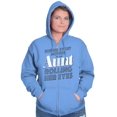 thumbnail image 5 of Cute Funny Favorite Cool Auntie Aunt Zip Hoodie Sweatshirt Women Brisco Brands 3X, 5 of 6