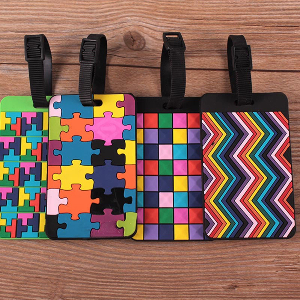 Fashion Travel Suitcase Baggage Name Bag Card Label Holder PVC Luggage