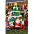 thumbnail image 4 of Firstness 7ft Christmas Inflatables,Blow ups Christmas Tree with Rotation LED Lights Yard Garden Xmas Outdoor Decoration, 4 of 5