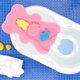 thumbnail image 3 of 1 juego de alfombrilla de baño práctica para bebés, cojín de bañera para recién nacidos, adorable almohadilla de esponja para baño de bebés, 3 of 6