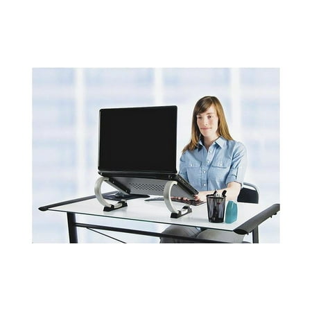 Allsop - Redmond Adjustable Curve Laptop Stand - Black