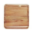 thumbnail image 2 of Oleegame 1PC Placemat Wood Serving Tray Durable Dishwasher Rectangular Party Plates Household Tableware, 2 of 9