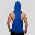 thumbnail image 7 of Afdoent Mens Casual Tank Tops Men Muscle Shirt Sleeveless Hoodie Fitness Hoodie Streetwear, 7 of 7