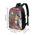 thumbnail image 3 of Gorillaz Backpack School Bag Bookbag Satchel Laptop Daypack With USB Headphone Charging Port Unisex Travel Bag Rucksack, 3 of 8