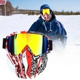 thumbnail image 1 of LPSSTORE Lunettes de Moto Rétro Vintage Tout-Terrain Lunettes de Course Lunettes de Ski, 1 of 7