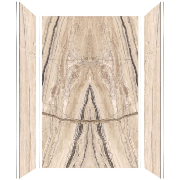 Transolid Twk604896b-G Titan 96" High X 60" Wide X 48" Deep High Gloss Bookmatch Shower