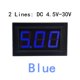 thumbnail image 1 of Mini Digital Voltmeter Dc 4.5v To 30v Voltage Panel Meter Red/blue/green/white For 6v 12v Electromobile Motorcycle Car, 1 of 1
