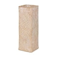 thumbnail image 4 of Cesta de flores de ratán, jarrón, plantas, maceta, jarrón de paja, exhibición, planta tejida a mano Limpiar blanco, 4 of 9
