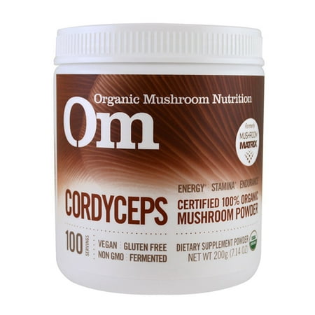 Organic Mushroom Nutrition Cordyceps Mushroom Powder for Energy, Stamina and Endurance, 7.14 Oz, 2