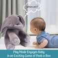 thumbnail image 6 of Dimple Emery Elephant Plush Toy – Interactive Singing Stuffed Animal with Peek-a-Boo Ears for Babies and Toddlers, 6 of 9