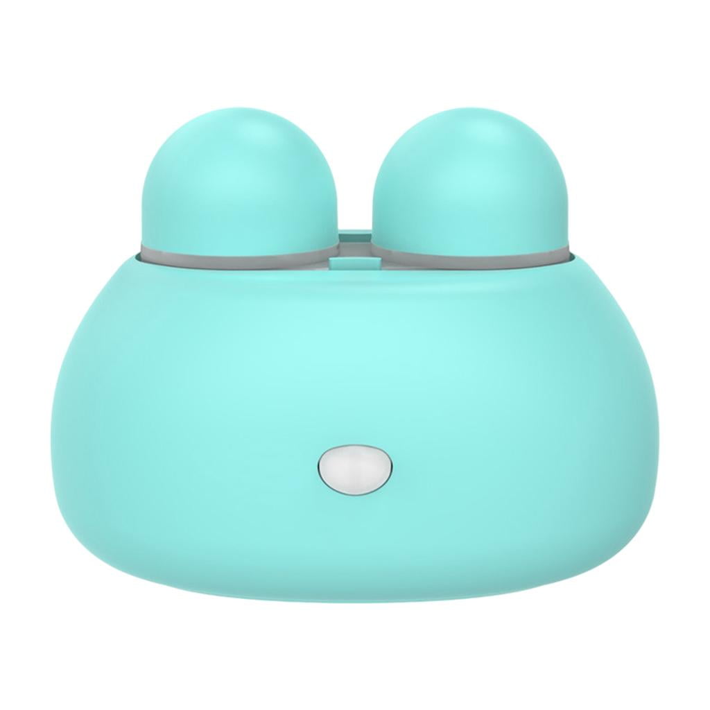 Cute Ultrasonic Contact Lens Cleaner Storage Case Portable Needs AAA Battery Blue