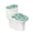Tropical Foliage Print, variant on HELLHERO Starfish Toilet Seat Cover Soft Toilet Lid Covers & Pack of 2 for Hotel Stretch Fit Elastic Bottom