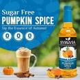 thumbnail image 2 of Syruvia Pumpkin Spice Sugar Free Coffee Syrup No-Calorie Coffee Sauce for Coffee, Lattes, Shakes, Smoothies, Desserts, 25.4 Fl. Oz, 2 of 7