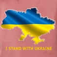 thumbnail image 3 of CafePress - I Stand With Ukraine Flag Ukrainian Pride T Shirt - Womens Comfort Colors® Shirt, 3 of 4