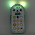 thumbnail image 2 of Juego de teléfono móvil para bebés, juguetes educativos para el aprendizaje temprano de niños y niñas Verde, 2 of 6
