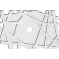 thumbnail image 1 of Ekena Millwork CMP22X14NO-02000 2 in. ID x 7.75 in. Rectangle Novo Architectural Grade PVC Contemporary Ceiling Medallion, 1 of 1
