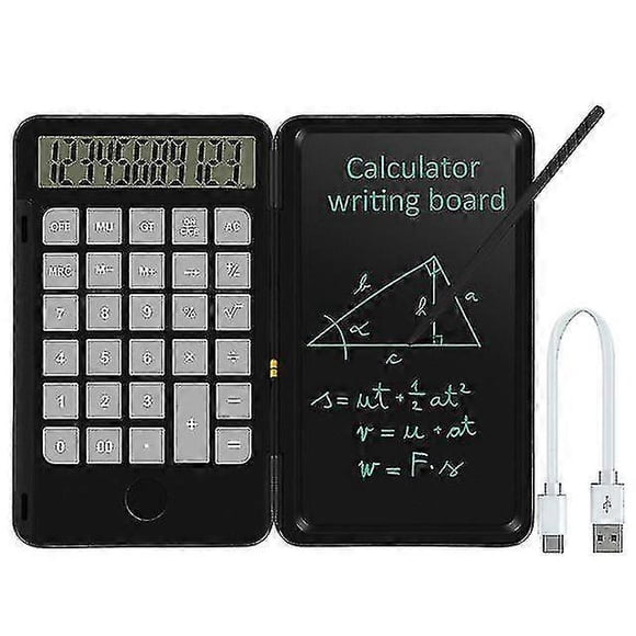 6.5 Inch Calculator Writing Tablet Portable Smart Lcd Graphics Handwriting Pad Board Drawing Tablet Paperless With Rechargeable