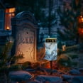 thumbnail image 2 of COEQINE Solar Lights Outdoor Waterproof Cemetery Lights Solar Powered Grave Solar Lantern Outdoor Waterproof Walkway Lights for Lawn Garden Pathway, Blue Black Marble, 2 of 7