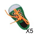 thumbnail image 1 of Tablero 5xBusy, Piezas De Bricolaje, Aprendizaje De Habilidades Para La Vida, Tablero De Rompecabezas, Habilidades Motoras Finas, Zapato, 1 of 8
