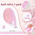 thumbnail image 2 of Cinta autoadhesiva LYXMYGS con diamantes de imitación, 12 rollos, 12 yardas, 2 of 9