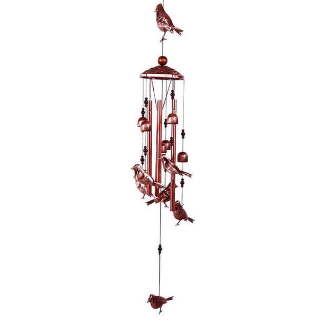 Greeniant Campanas de viento decorativas de Metal para el hogar, la Oficina, el dormitorio, la pared de la sala de estar, el patio, el porche, el Patio, el Suministros de alimentación y agua para Greeniant PT004301-01B