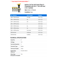 thumbnail image 2 of Ignition Coil Set with Spark Plugs 8 - Compatible with 2012 - 2019 Kia Soul 2.0L 4-Cylinder 2013 2014 2015 2016 2017 2018, 2 of 2
