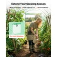 thumbnail image 6 of VEVOR Walk-in Tunnel Greenhouse, 10 x 7 x 7 ft Hoop House Greenhouse Tunnel with Watering System, Plant Hot House with Steel Frame, PE Cover, Roll-Up Zipper Door and 6 Windows for Outdoors, Green, 6 of 9