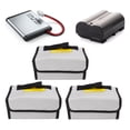 thumbnail image 3 of Lipo Battery Safe Bag, Easy Carrying Lipo Safe Pack High Temperature Resistance  for, 3 of 8