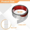 thumbnail image 2 of Bisel de Pared de Metal Uxcell 13.1 pies x 2.36" Autoadhesivo de Acero Inoxidable, Plateado, 2 of 6