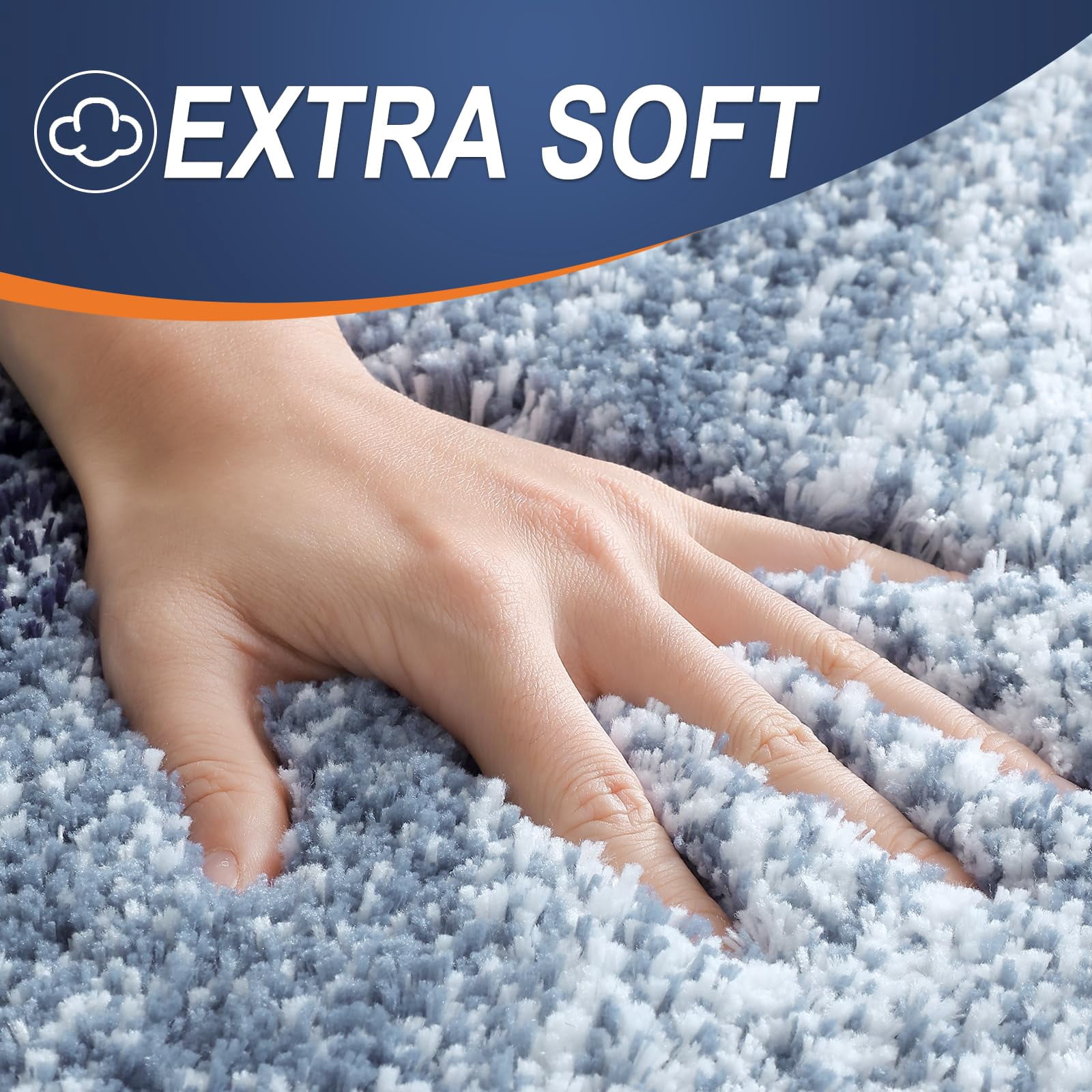 Small Bathroom Rugs Mat 24x16  Extra Soft Absorbent Microfiber Bath Rubber Backing Quick Dry Washable Mats For Floor Tub And Shower Home Decor Accessories Airy Blue