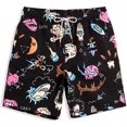 thumbnail image 1 of Men's Short Swim Trunks Athletic Shorts with Pockets Elastic Waist Quick-Drying Running Clothing Surf Shorts, 1 of 7