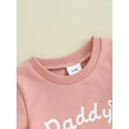 thumbnail image 6 of CIYCuIT Toddler Baby Girls Casual Shorts Sets Short Sleeve Letter Heart Print T-shirt with Solid Color Shorts 2Pcs 6M 12M 18M 24M 3T Infant Cute Summer Daily Outfits, 6 of 9