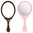 thumbnail image 2 of Makeup mirror, Compact Retro Handheld Mirrors Ideal for On-the-go Use and Lightweight, 2 of 4