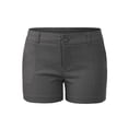 thumbnail image 3 of MixMatchy Women's Slim Comfort Mid Rise Comfy Office Shorts, 3 of 4