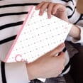 thumbnail image 5 of Polka Dot Minimalist B5 Lined Notebook, Pastel Edge Soft Cover Writing Journal, 40 Sheets 5mm Ruled Plain Dot Print Memo Pad, Thick Ink Proof Paper Portable Work Notepad, Lightweight Stylish Book, 5 of 6