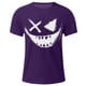 thumbnail image 4 of Blusas y camisas de manga corta con cuello redondo para hombre, blusas casuales de verano a la moda con cuello redondo y estampado para hombre., 4 of 4