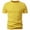 Yellow, variant on WIZUTIZ Men's Knitted Shirt Solid Cable Knit Vintage Short Sleeve Pullover Round Neck Lightweight Breathable Retro Summer Top Casual Everyday Shirt
