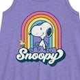 thumbnail image 2 of Peanuts - Snoopy Rainbow Clouds  - Toddler and Youth Girls A-line Dress, 2 of 5