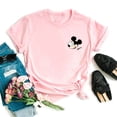 thumbnail image 3 of Ropa de mujer verano 2022 Mickey Minnie Mouse Disney camisetas de manga corta para niñas divertida moda ropa de calle mujer camisa, 3 of 5