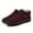 Crimson, variant on Men's Snow Boots, Warm Fleece Cozy Non-slip Ankle Boots Plush Comfy Outdoor Hiking Shoes Lined Trekking Shoes, Winter