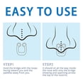 thumbnail image 6 of 2/3/4Pcs Anti Snoring Device Silicone Nasal Dilators Anti-snoring Magnetic Nose Clip, 6 of 7