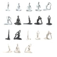 thumbnail image 3 of Decoración de cerámica chica de yoga Bewildely Tipo 13, 3 of 6