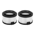 thumbnail image 1 of 2 Pcs Filtre d'Aspirateur Réutilisable Lavable Filtre d'Entrée d'Air de Remplacement pour LEVOIT VortexI Q40 RF LSV V401F UK, 1 of 5