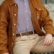 thumbnail image 5 of Cinturón VATAN Casual de cuero clásico para hombre, color marrón, 54 cm, 5 of 7
